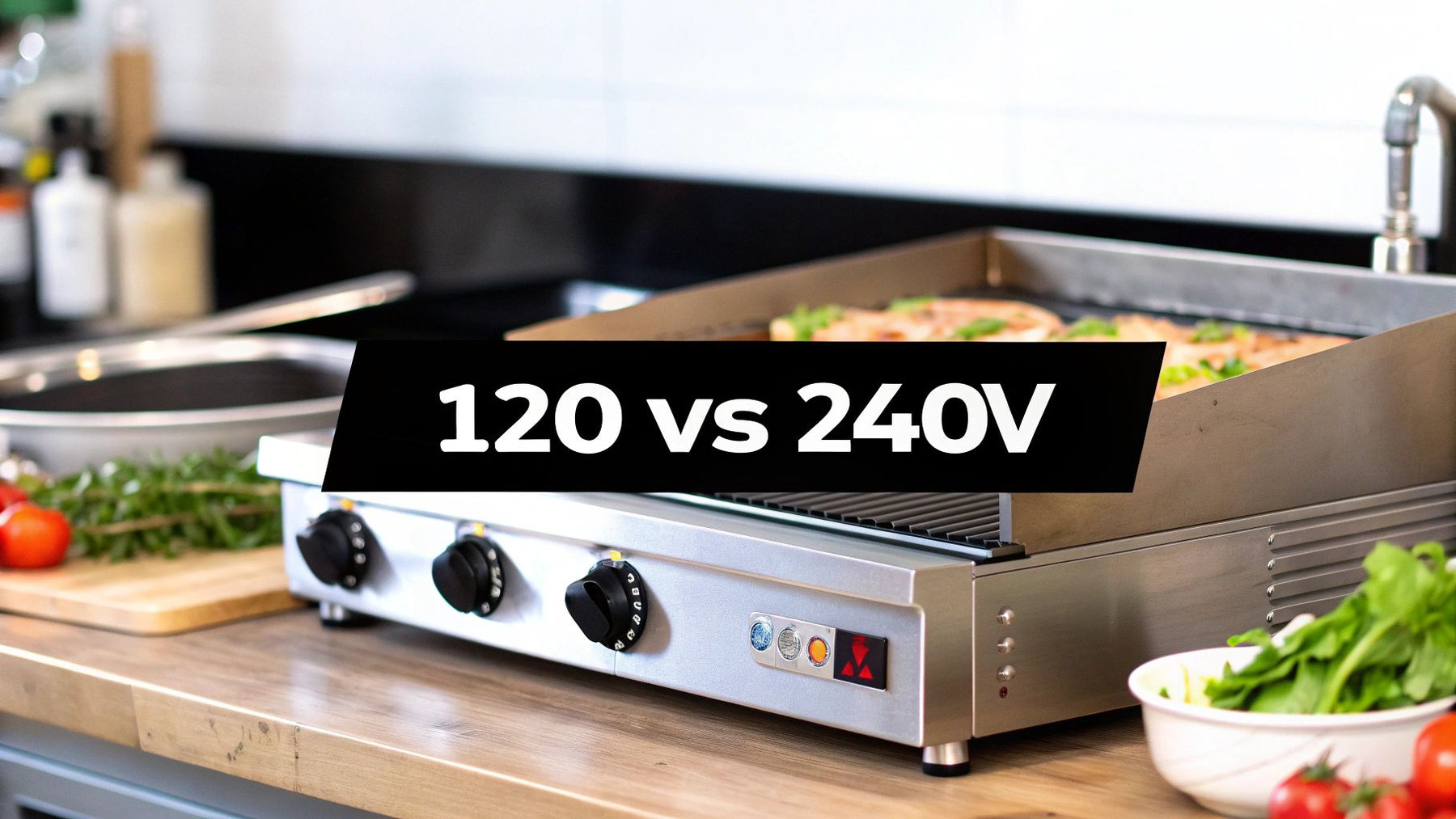 120 vs 240 Volts: Choosing Your Commercial Griddle