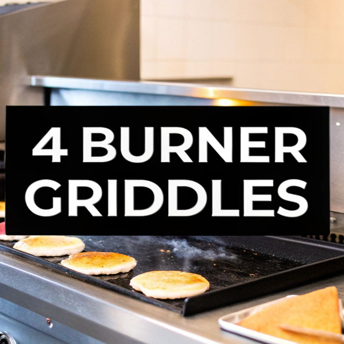 Choosing 4 burner griddles: Your Commercial Guide