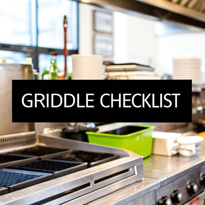 Your Commercial Kitchen Equipment List for Griddles
