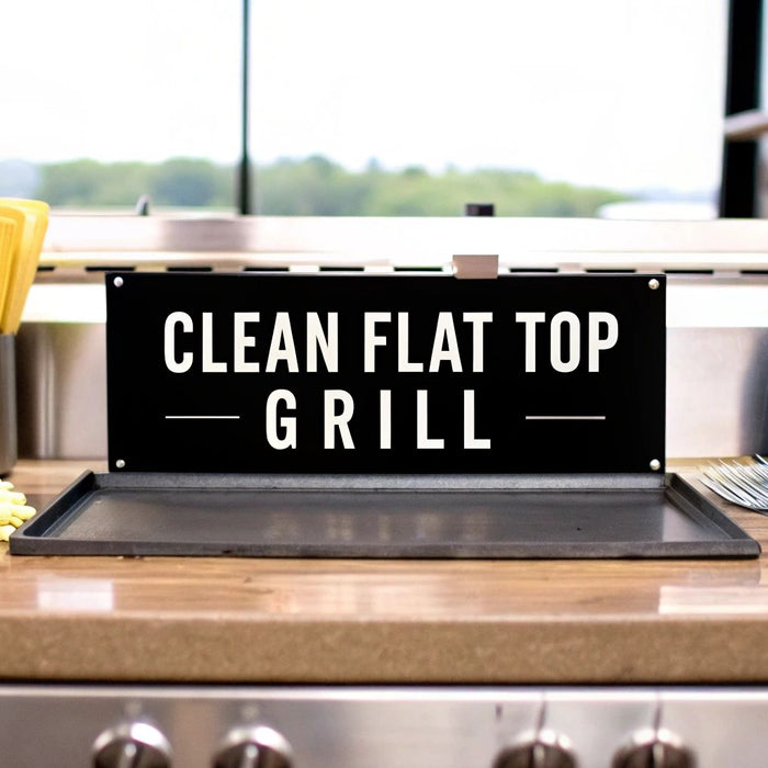 How to Clean a Flat Top Grill in a Commercial Kitchen