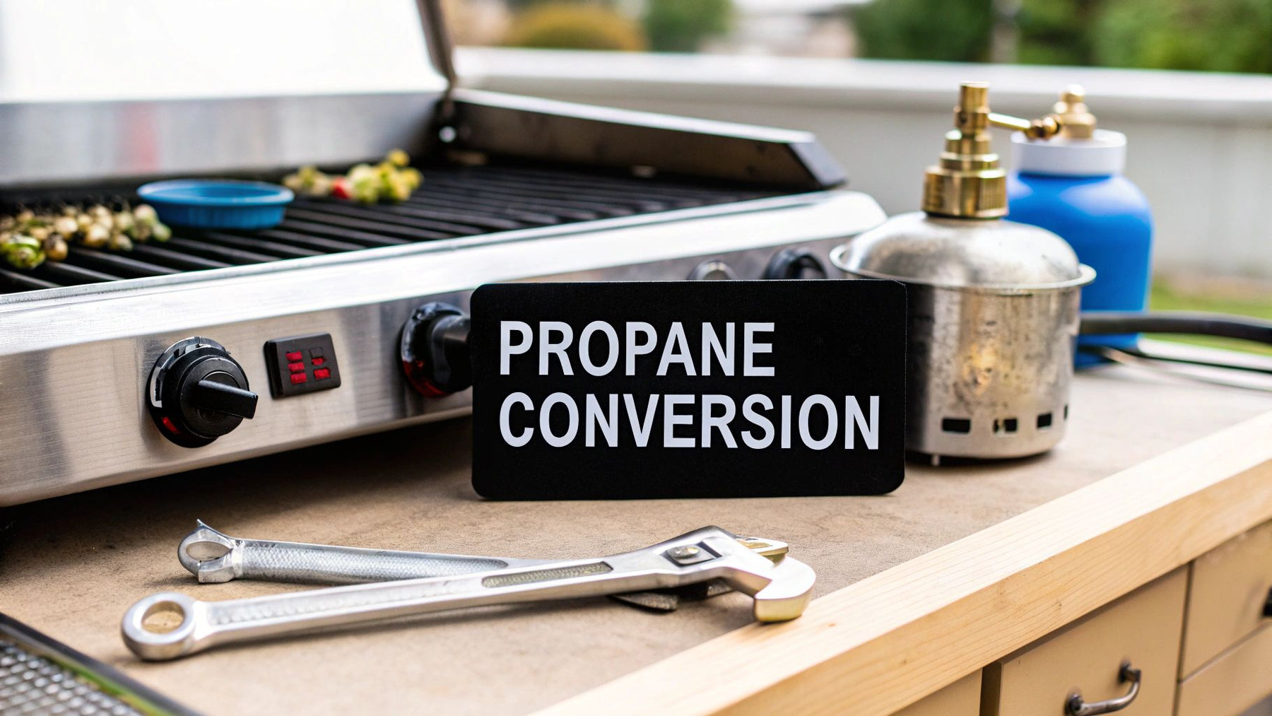 How to Convert Natural Gas to Propane Griddles