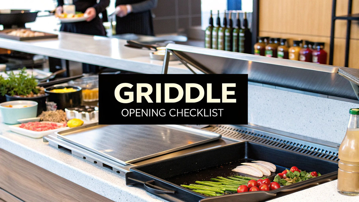 The Ultimate Opening Checklist for Your Restaurant's Commercial Griddl ...
