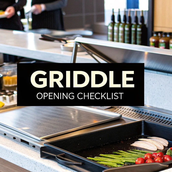 The Ultimate Opening Checklist for Your Restaurant's Commercial Griddle