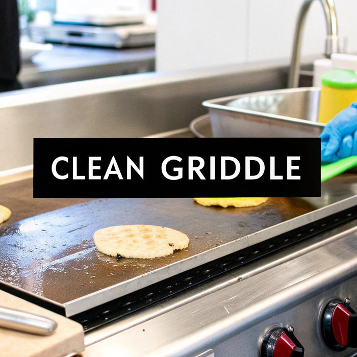 How to Clean a Commercial Griddle the Right Way