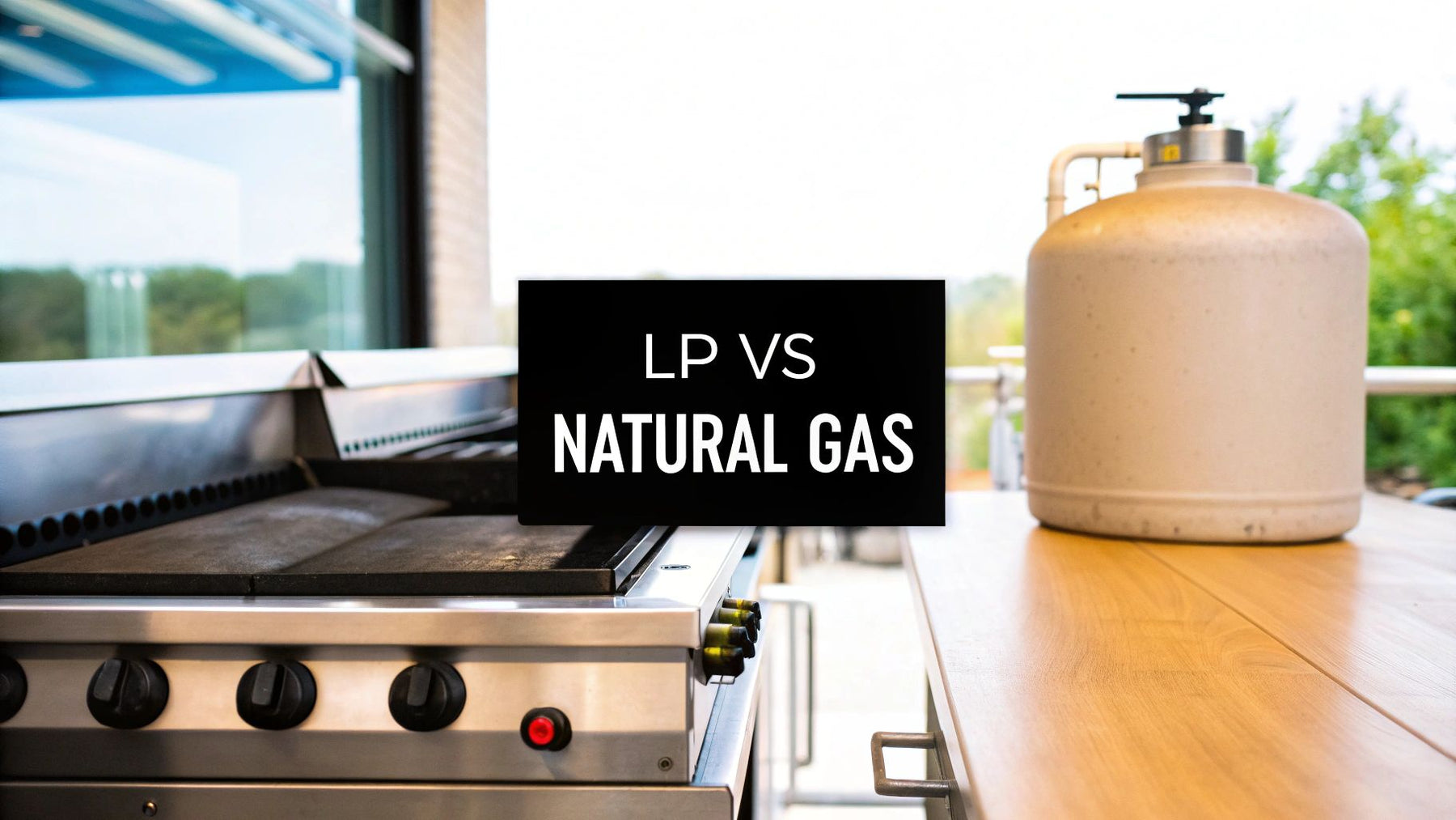 LP Gas vs Natural Gas: Choosing the Right Fuel for Your Commercial Griddle