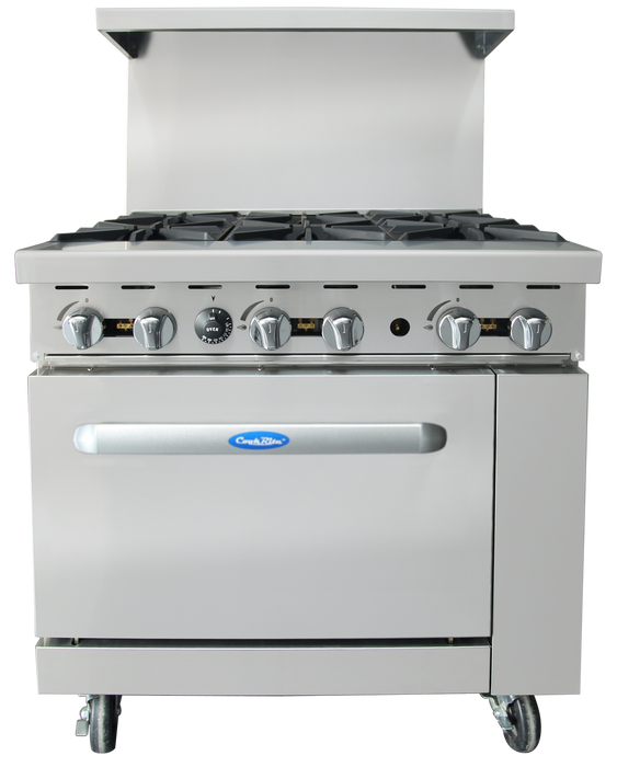 Atosa AGR-6B-LP 6 Burner Natural Gas Range