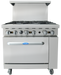 Atosa AGR-6B-LP 6 Burner Natural Gas Range