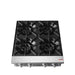 Atosa ACHP-4-LP 24 inch 4 Burner Propane Gas Hot Plate