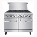 Atosa USA AGR-8B 48-Inch Eight Burner Natural Gas Range and Ovens