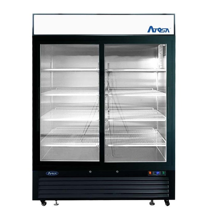 Atosa MCF8727GR Sliding Glass Door 54-inch Refrigerator Merchandiser