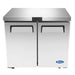 Atosa USA MGF36RGR Undercounter 36-Inch Two Door Refrigerator