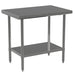 Atosa Mixrite Series 36" Deep Stainless Steel Work Table